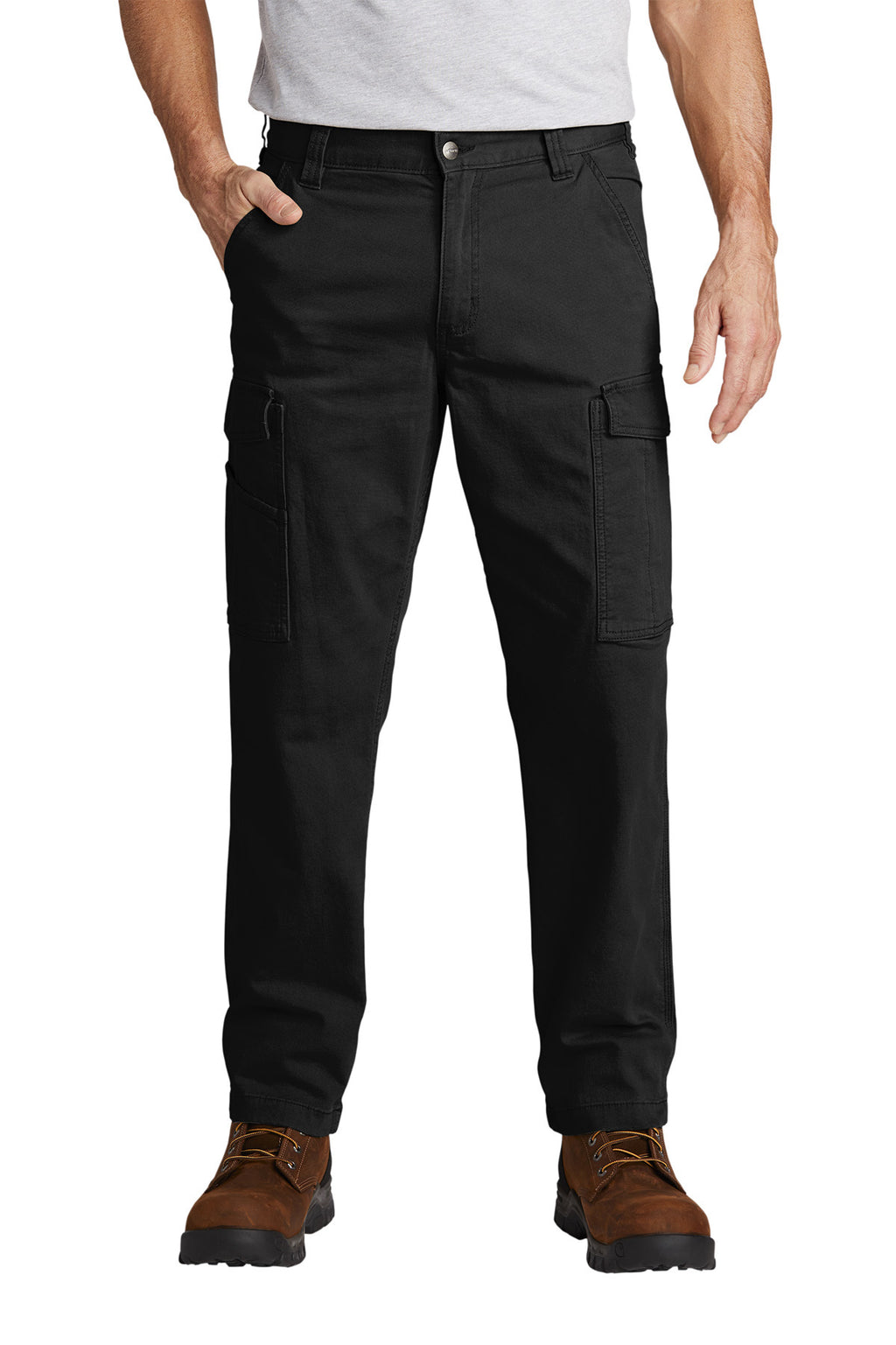 Carhartt Rugged Flex Rigby Cargo Pant in Black - custom logo apparel by Buckeye Branding Co.