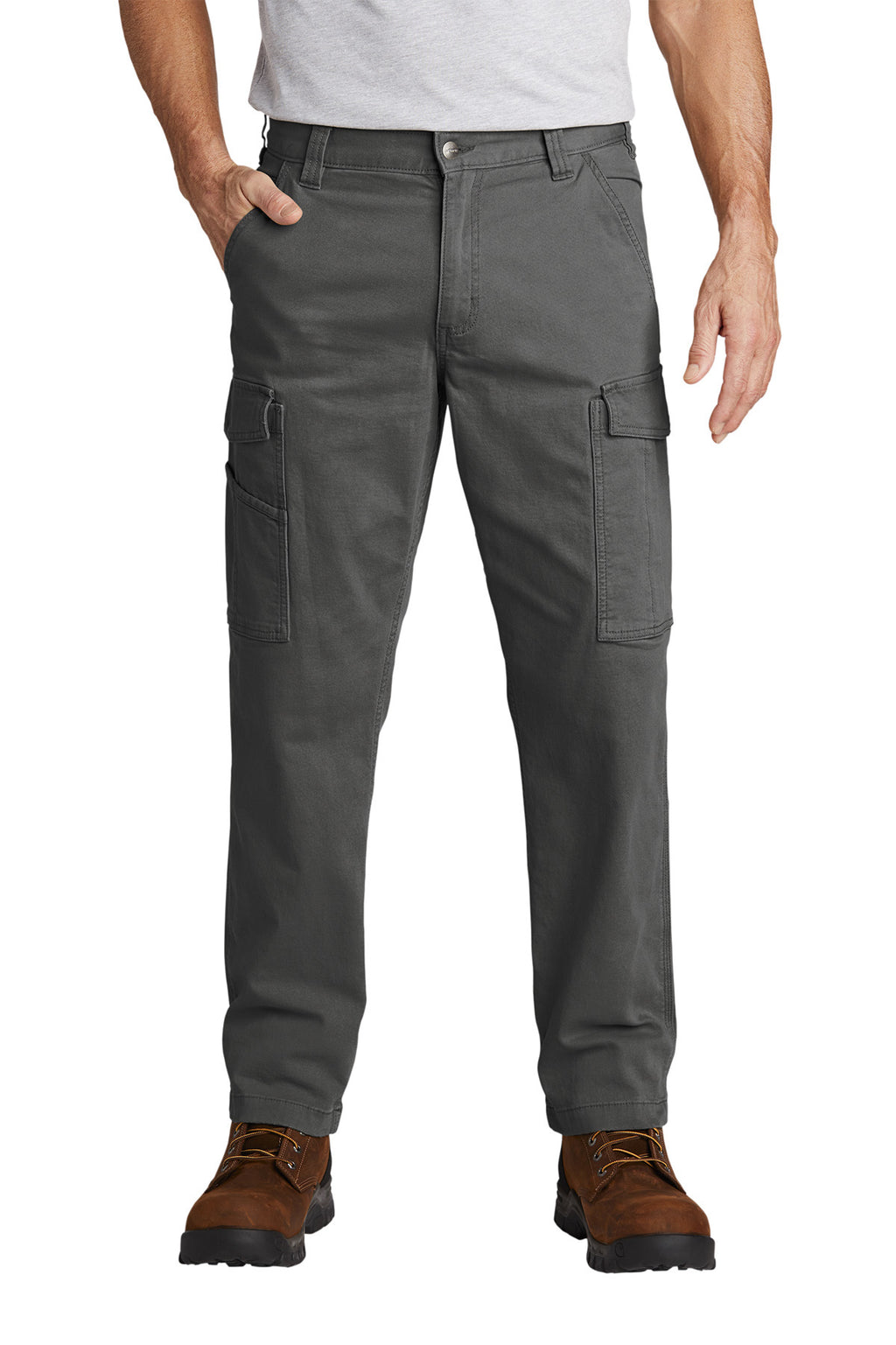 Carhartt Rugged Flex Rigby Cargo Pant in Shadow Grey - custom logo apparel by Buckeye Branding Co.