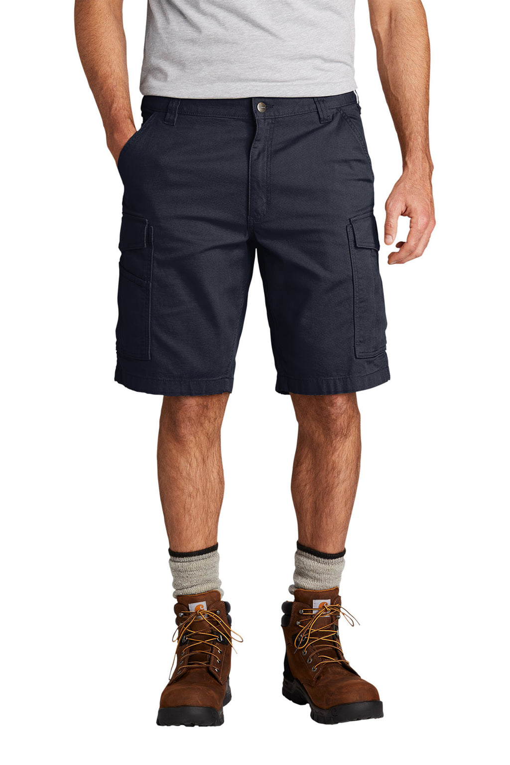 Carhartt Rugged Flex Rigby Cargo Short in Navy - custom logo apparel by Buckeye Branding Co.