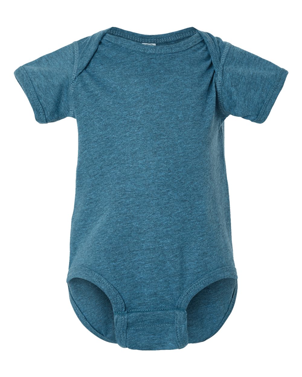 Fine jersey baby bodysuit in Bermuda Blackout