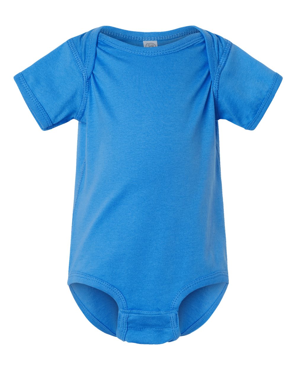 Fine jersey baby bodysuit in Tradewind