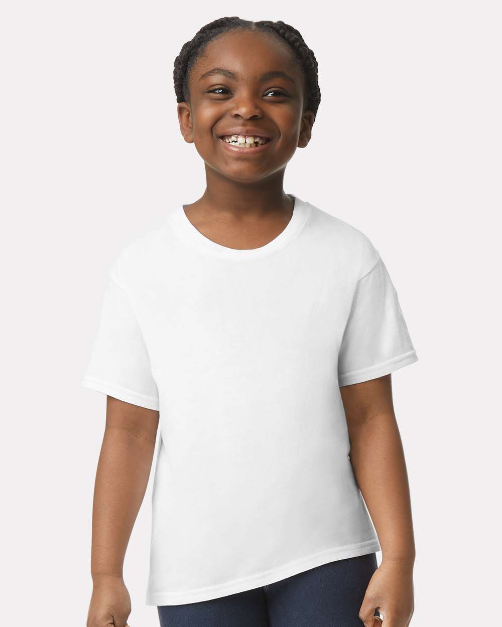 Gildan Youth Softstyle Tee on model