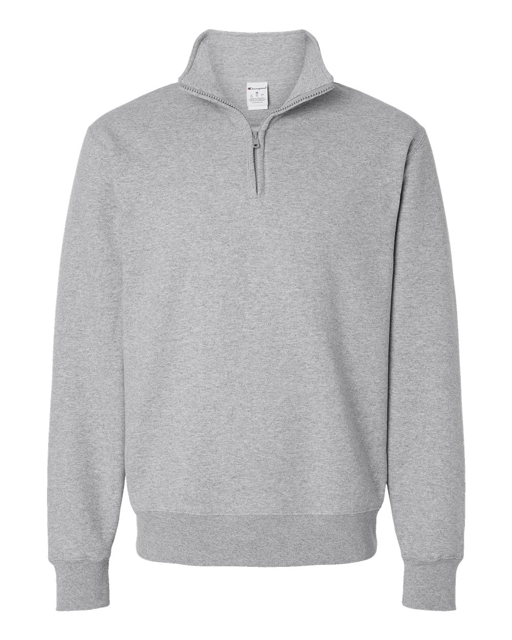 Champion Powerblend Quarter-Zip Pullover in Light Steel - custom logo apparel by Buckeye Branding Co.