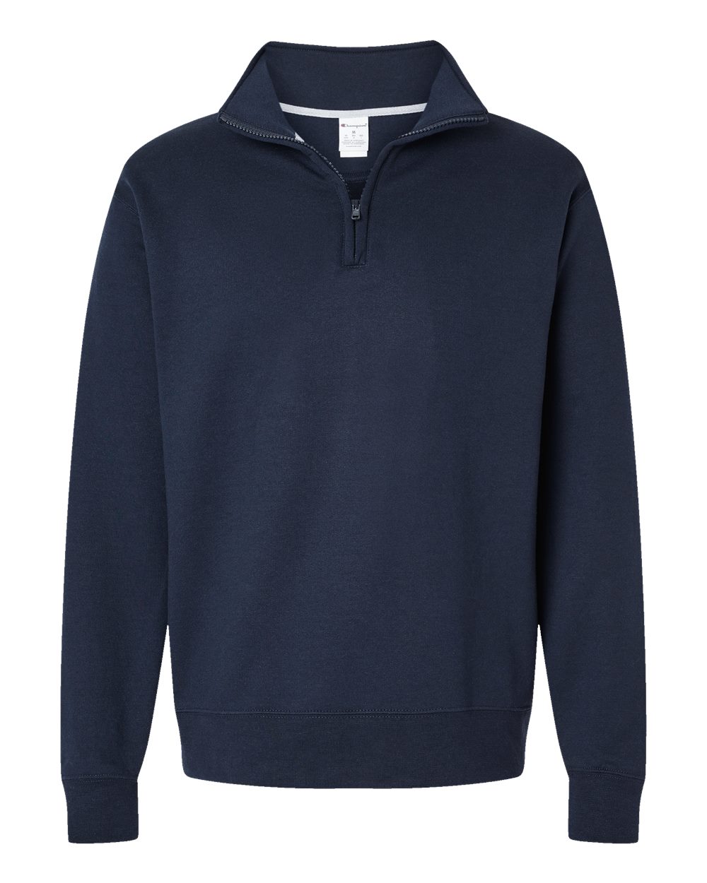 Champion Powerblend Quarter-Zip Pullover in Navy - custom logo apparel by Buckeye Branding Co.