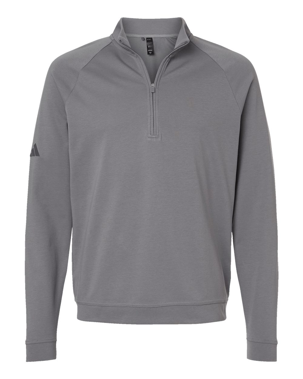 adidas Club Quarter-Zip Pullover in Grey Three - custom logo apparel by Buckeye Branding Co.