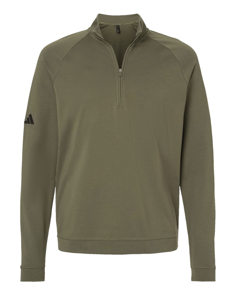adidas Club Quarter-Zip Pullover in Olive Strata - custom logo apparel by Buckeye Branding Co.