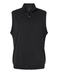 adidas Club Quarter-Zip Vest in Black - custom logo apparel by Buckeye Branding Co.