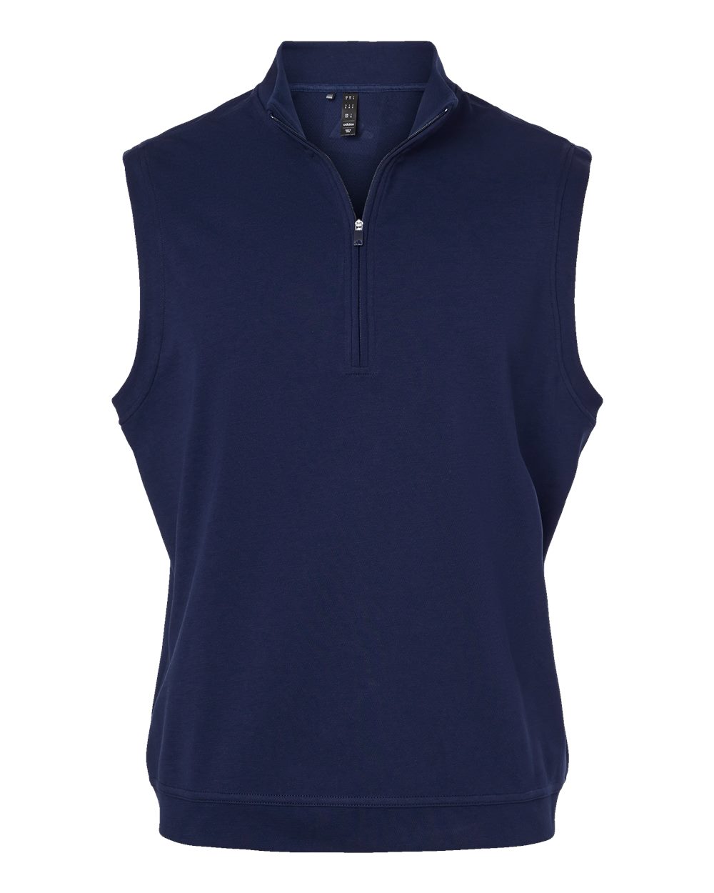 adidas Club Quarter-Zip Vest in Collegiate Navy - custom logo apparel by Buckeye Branding Co.