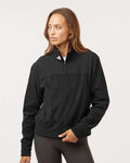 adidas Women's Fleece 1/4-Zip Pullover in Black - custom logo apparel by Buckeye Branding Co.