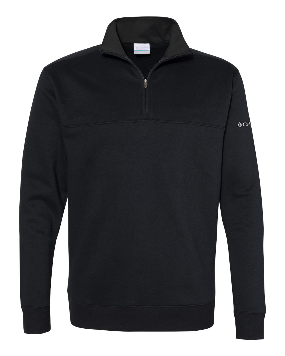 Columbia Men's Hart Mountain II Half-Zip Pullover in Black - custom logo apparel by Buckeye Branding Co.