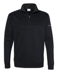 Columbia Men's Hart Mountain II Half-Zip Pullover in Black - custom logo apparel by Buckeye Branding Co.