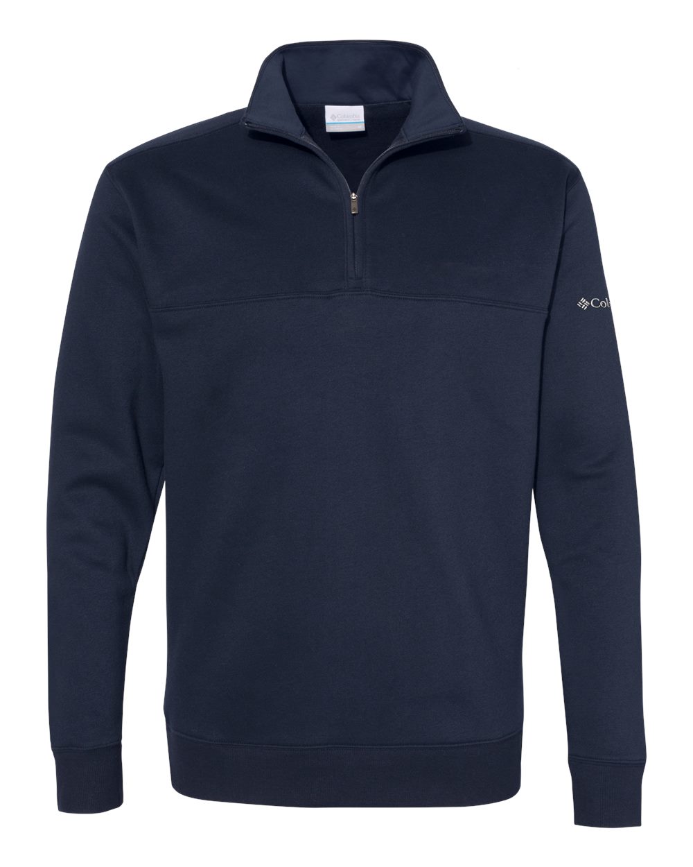 Columbia Men's Hart Mountain II Half-Zip Pullover in Collegiate Navy - custom logo apparel by Buckeye Branding Co.