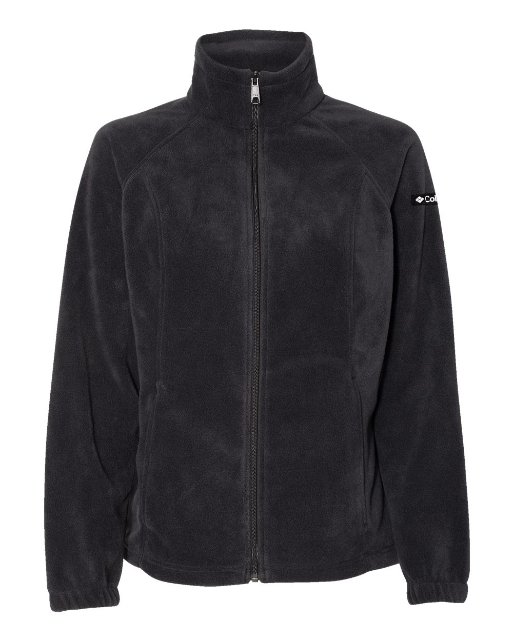 Columbia Women's Benton Springs Fleece Full-Zip Jacket in Black - custom logo apparel by Buckeye Branding Co.