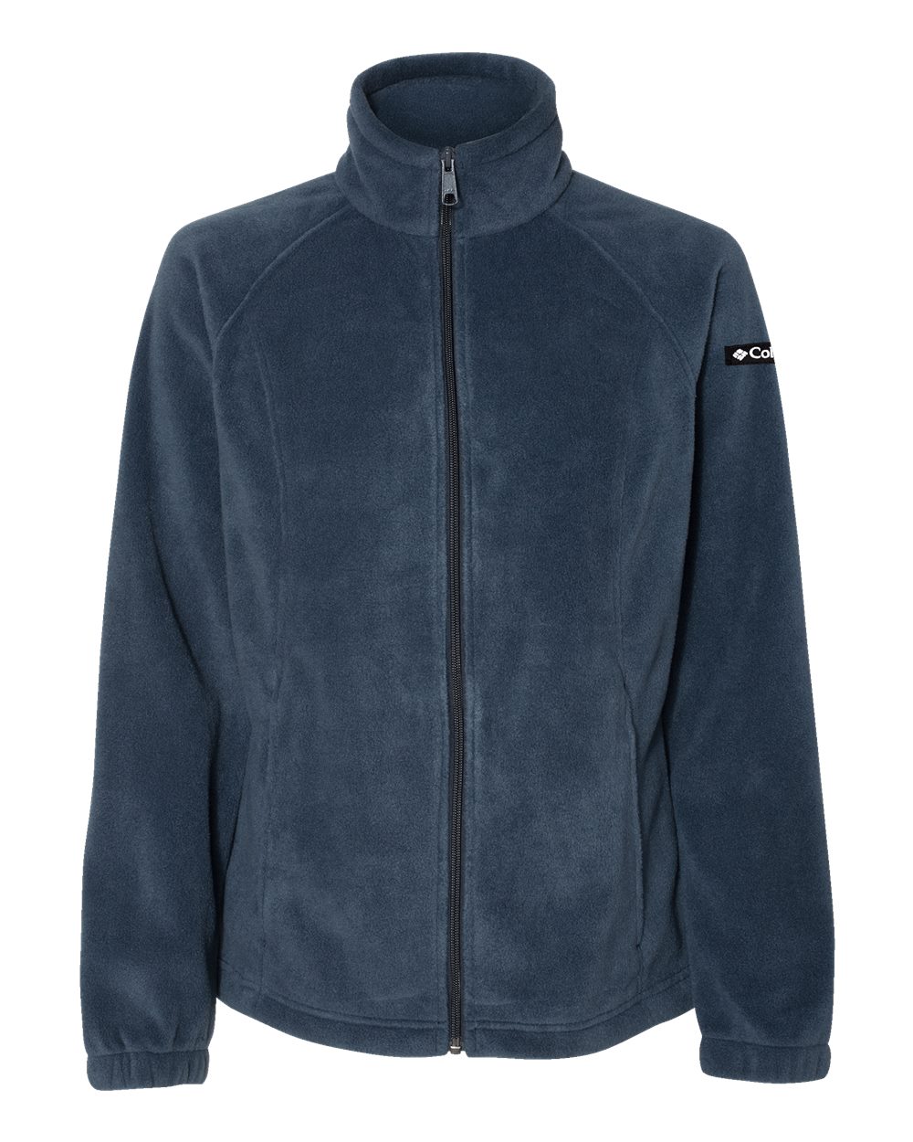 Columbia Women's Benton Springs Fleece Full-Zip Jacket in Columbia Navy - custom logo apparel by Buckeye Branding Co.