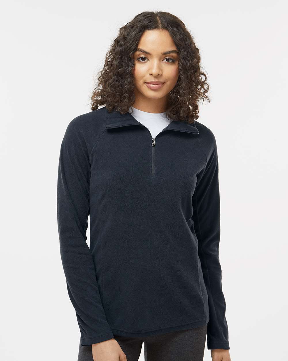 Columbia Women's Glacial IV Fleece Half-Zip Pullover in Black - custom logo apparel by Buckeye Branding Co.