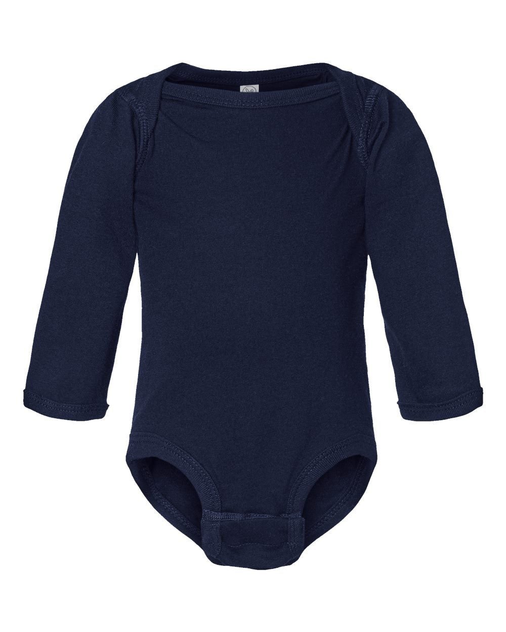 Long sleeve baby bodysuit in Navy
