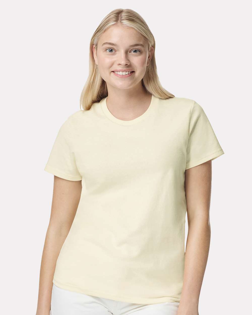 Gildan Heavy Cotton Women's Tee on model