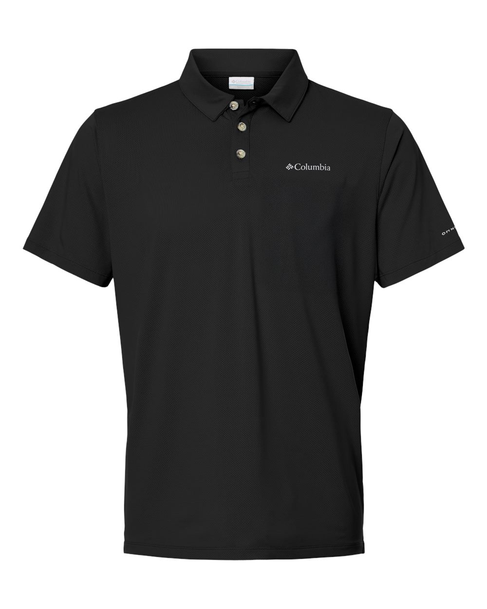 Columbia Men's Tech Trail Utility Polo in Black - custom logo apparel by Buckeye Branding Co.
