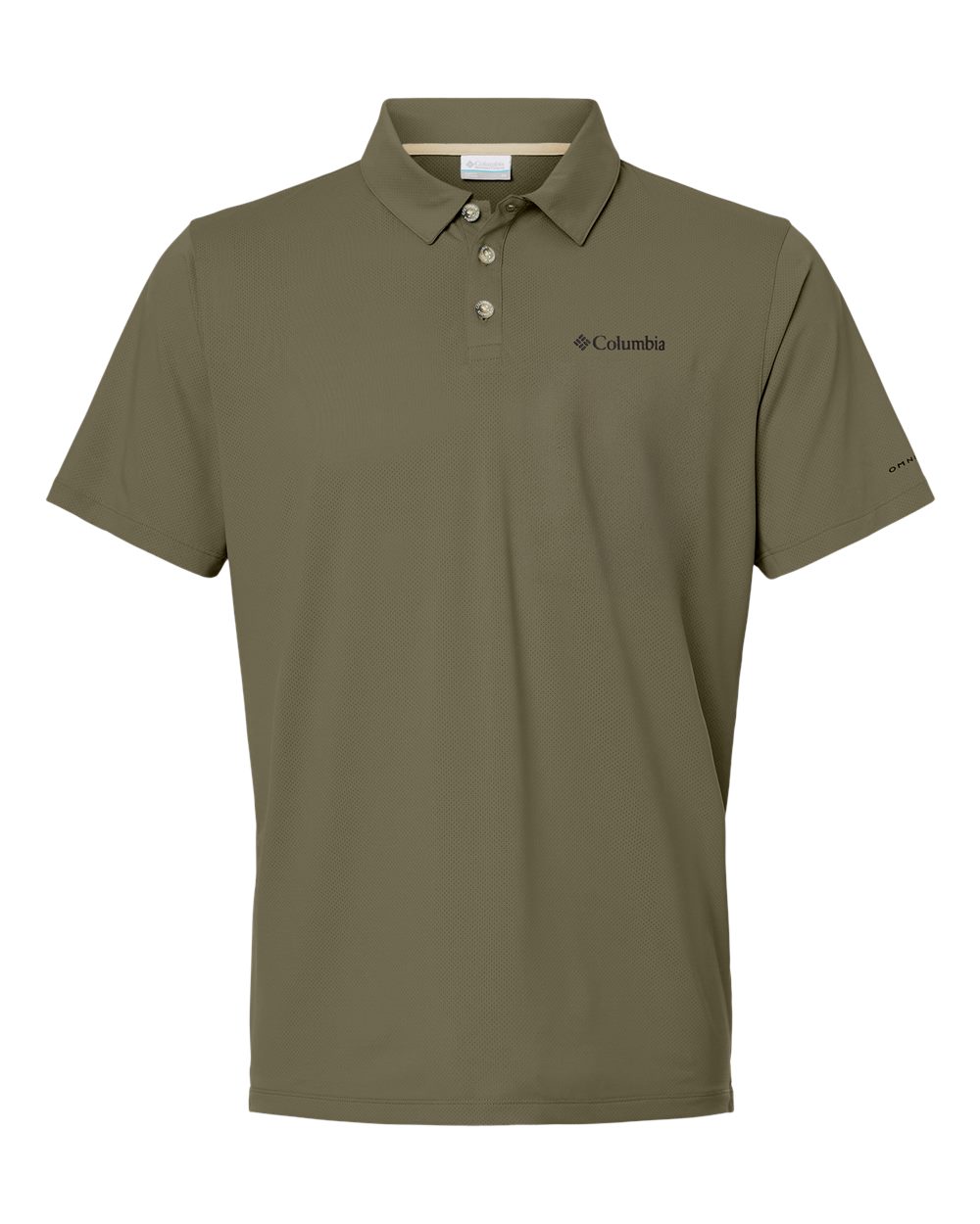 Columbia Men's Tech Trail Utility Polo in Stone Green - custom logo apparel by Buckeye Branding Co.