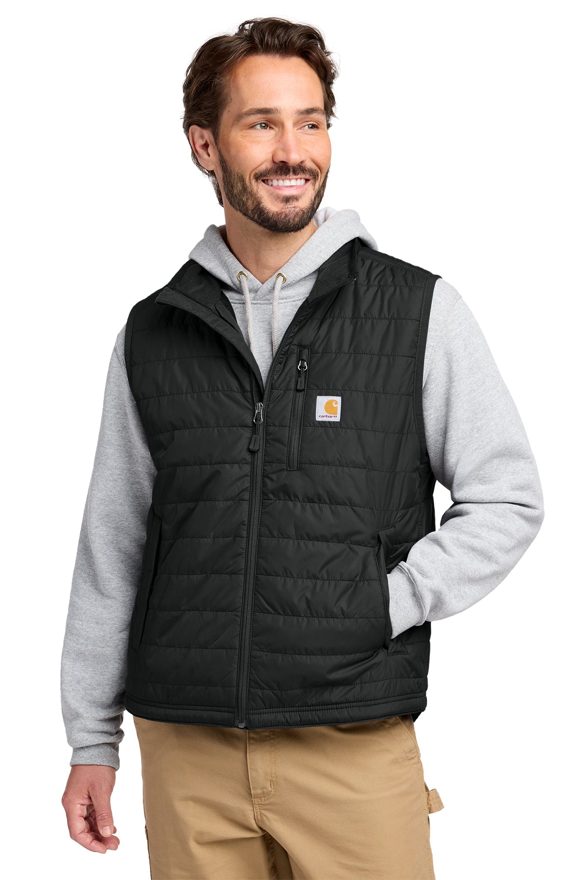 Carhartt Gilliam Vest in Black - custom logo apparel by Buckeye Branding Co.