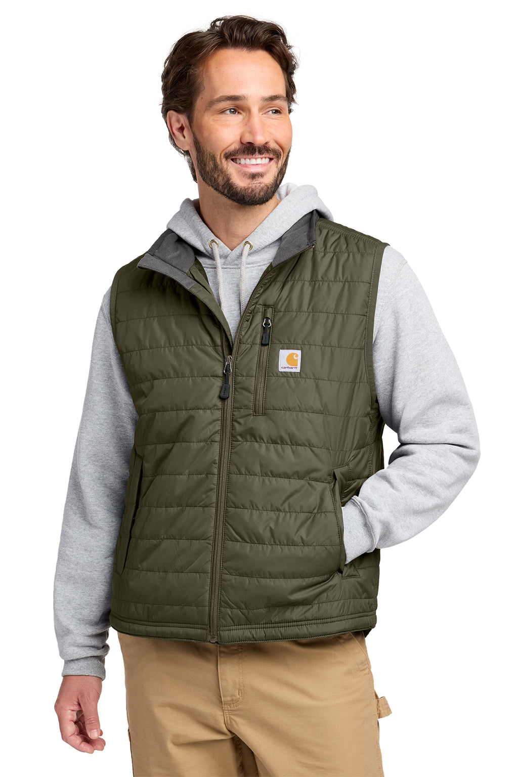 Carhartt Gilliam Vest in Moss - custom logo apparel by Buckeye Branding Co.