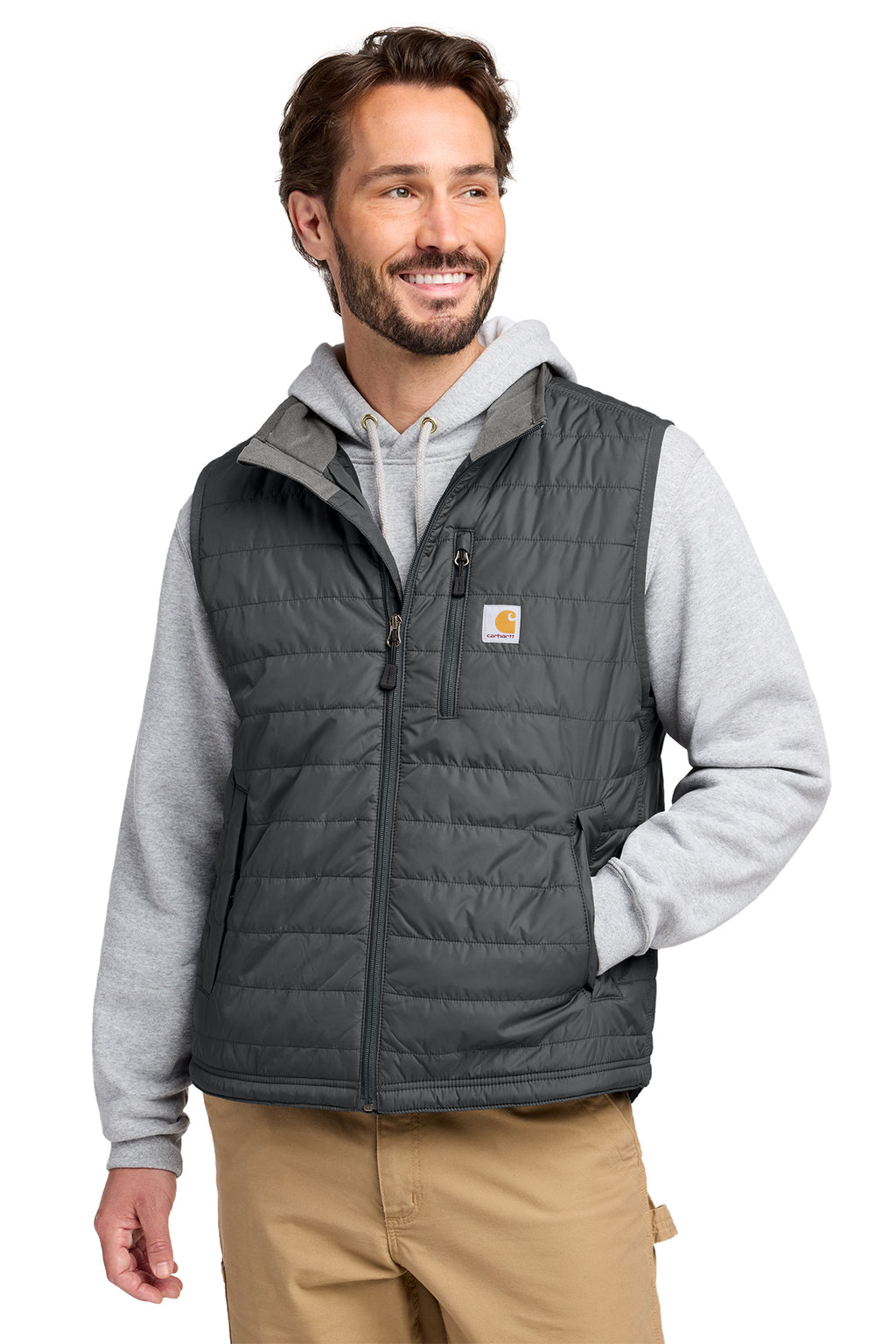 Carhartt Gilliam Vest in Shadow Grey - custom logo apparel by Buckeye Branding Co.