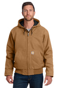Carhartt Tall Washed Duck Active Jac in Carhartt Brown - custom logo apparel by Buckeye Branding Co.
