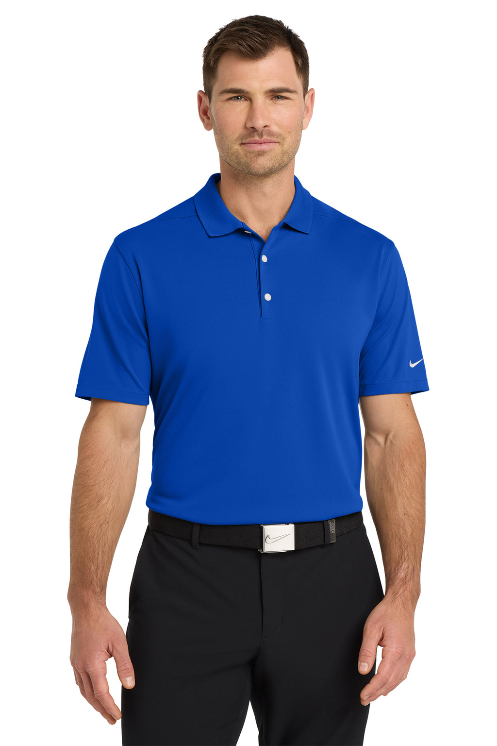 Nike Dri-FIT Micro Pique 2.0 Polo in Game Royal - custom logo apparel by Buckeye Branding Co.