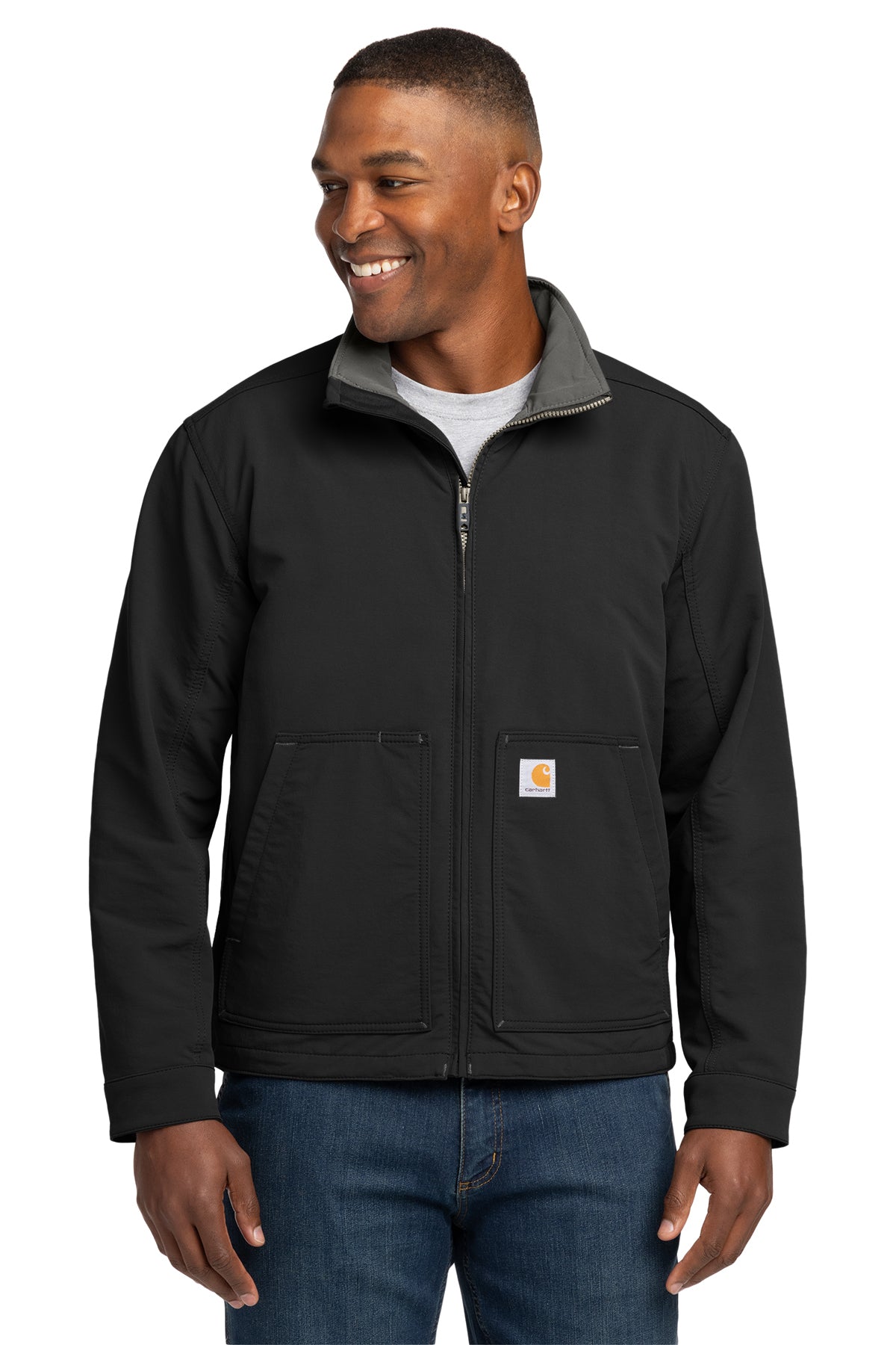 Carhartt Super Dux Soft Shell Jacket in Black - custom logo apparel by Buckeye Branding Co.