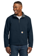 Carhartt Super Dux Soft Shell Jacket in Navy - custom logo apparel by Buckeye Branding Co.