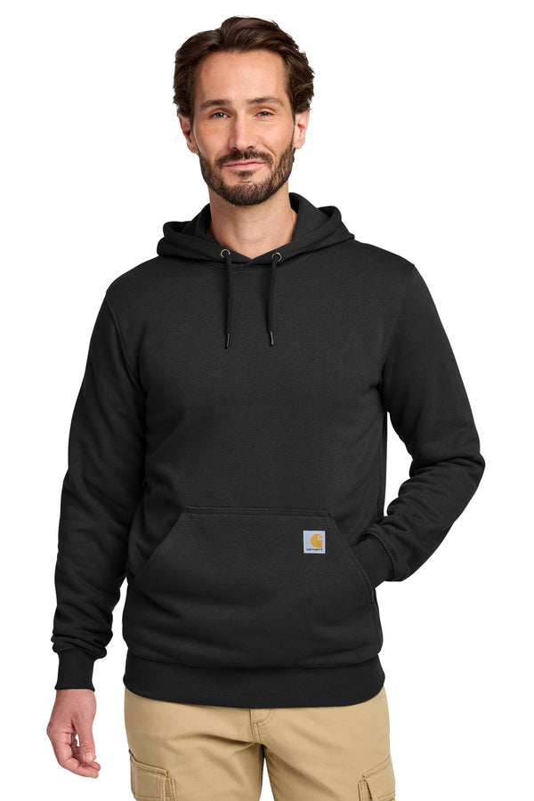 Carhartt Tall Midweight Hooded Sweatshirt in Black - custom logo apparel by Buckeye Branding Co.