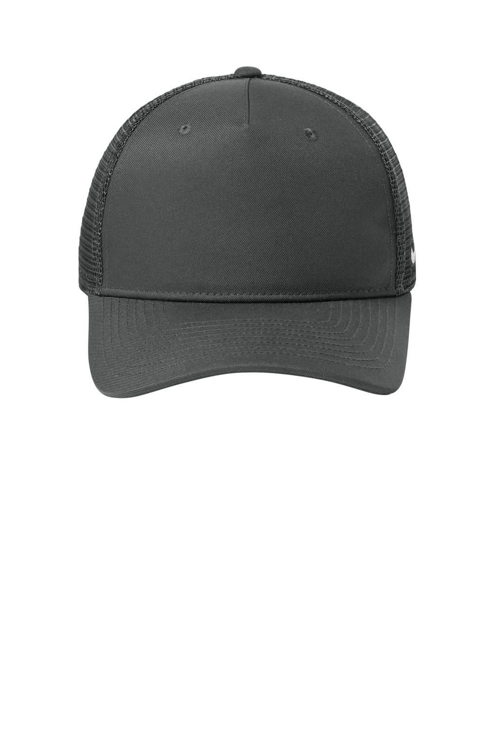 Nike Snapback Mesh Trucker Cap in Anthracite/Anthracite - custom logo hat by Buckeye Branding Co.