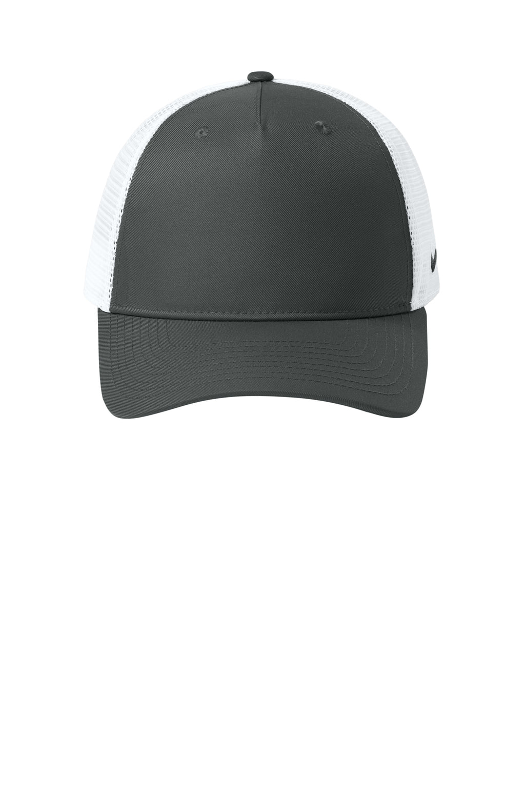 Nike Snapback Mesh Trucker Cap in Anthracite/White - custom logo hat by Buckeye Branding Co.