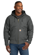 Carhartt Quilted-Flannel-Lined Duck Active Jac in Gravel - custom logo apparel by Buckeye Branding Co.