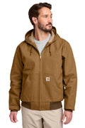 Carhartt Tall Thermal-Lined Duck Active Jac in Carhartt Brown - custom logo apparel by Buckeye Branding Co.