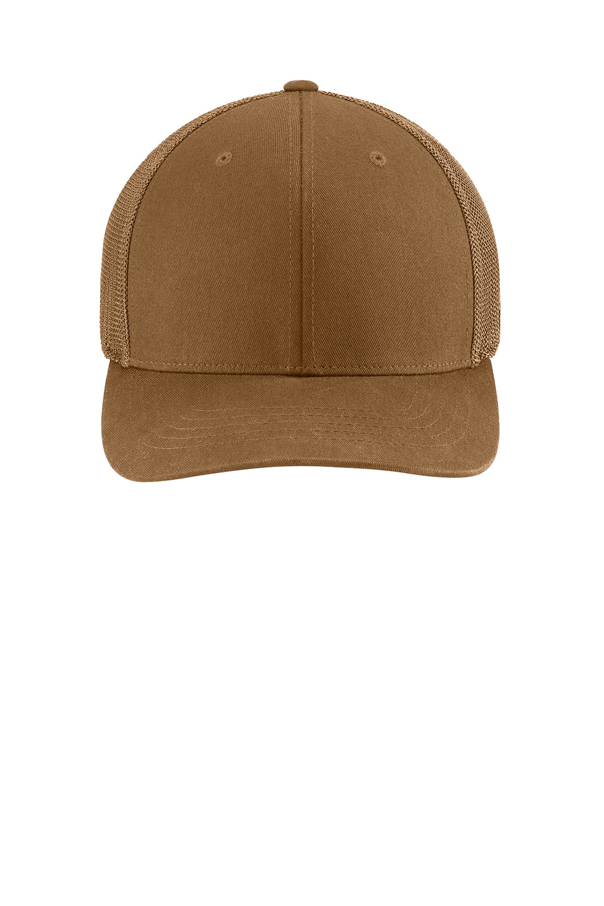 Carhartt Flexfit 110 Mesh-Back Cap in Carhartt Brown - custom logo hat by Buckeye Branding Co.