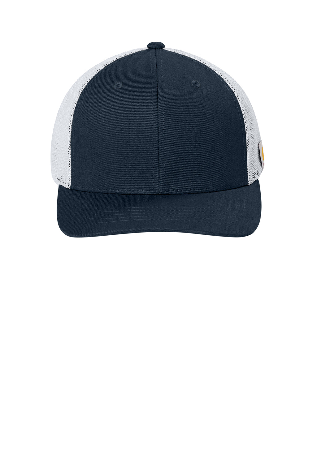 Carhartt Flexfit 110 Mesh-Back Cap in Navy/White - custom logo hat by Buckeye Branding Co.