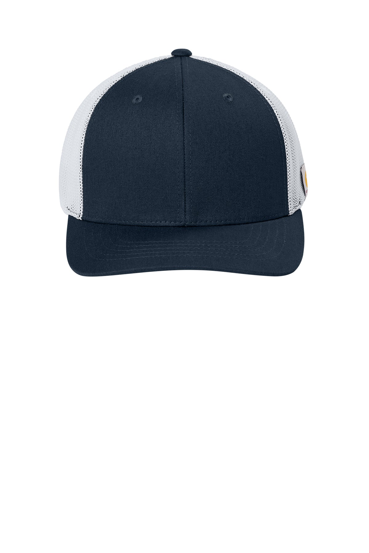 Carhartt Flexfit 110 Mesh-Back Cap in Navy/White - custom logo hat by Buckeye Branding Co.