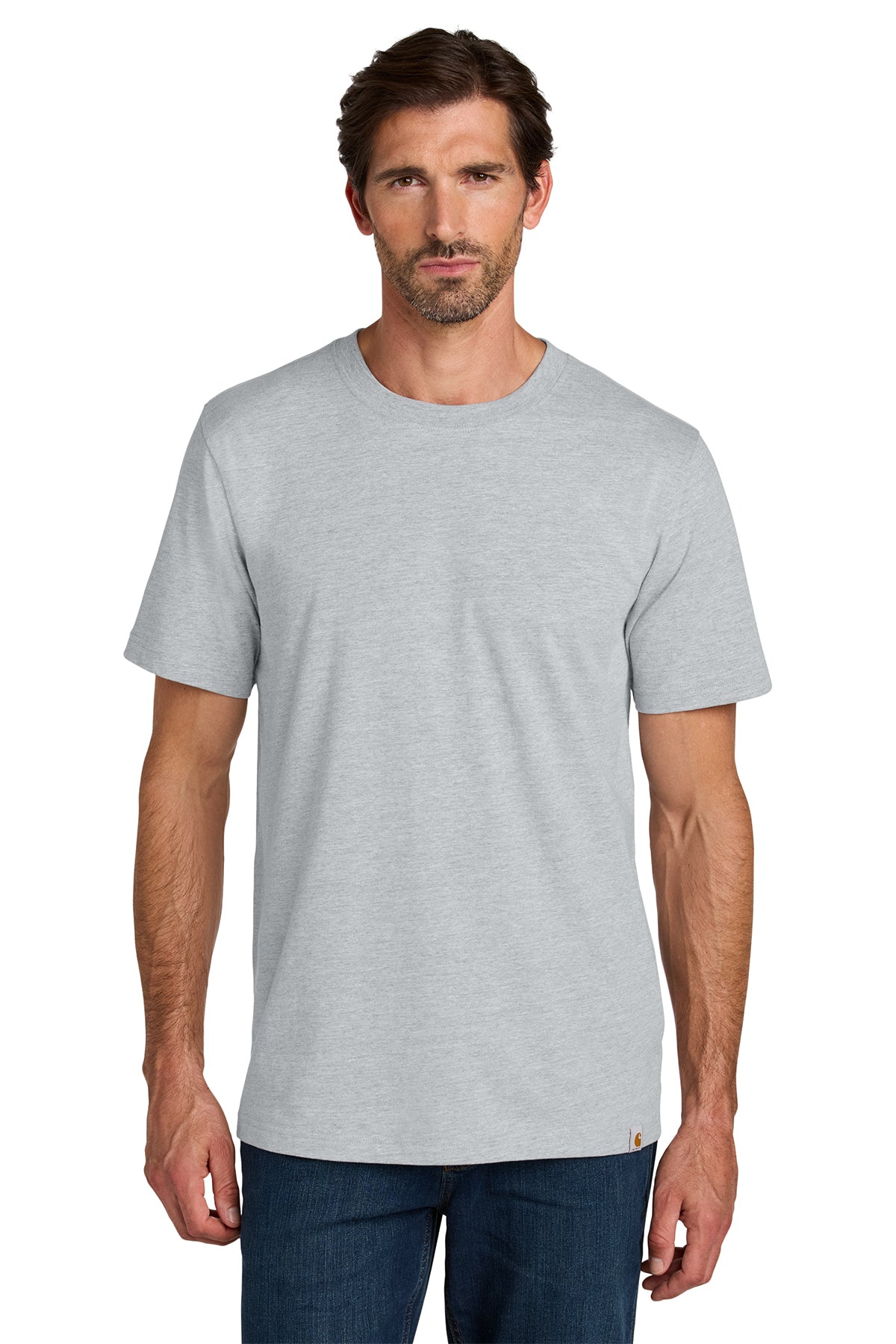 Carhartt Short Sleeve T-Shirt in Heather Grey - custom logo apparel by Buckeye Branding Co.