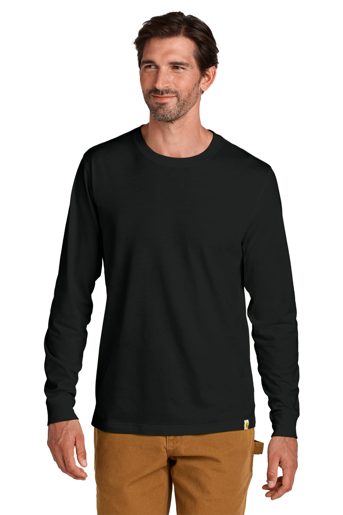 Carhartt Long Sleeve T-Shirt in Black - custom logo apparel by Buckeye Branding Co.