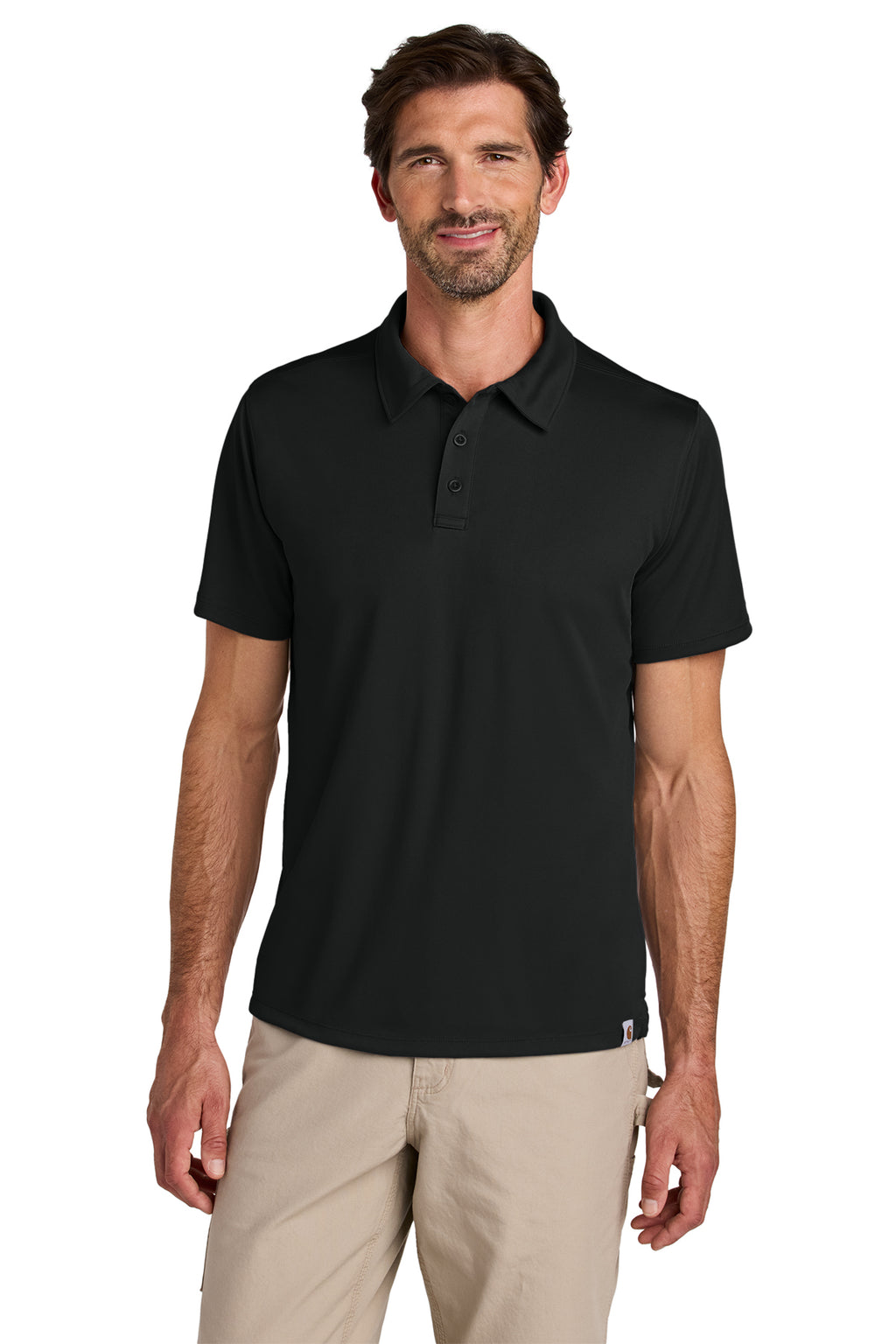 Carhartt Force Sun Defender Polo in Black - custom logo apparel by Buckeye Branding Co.