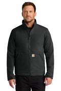 Carhartt Rain Defender Soft Shell Jacket in Black - custom logo apparel by Buckeye Branding Co.