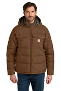 Carhartt Montana Insulated Hooded Jacket in Red Duck Brown - custom logo apparel by Buckeye Branding Co.