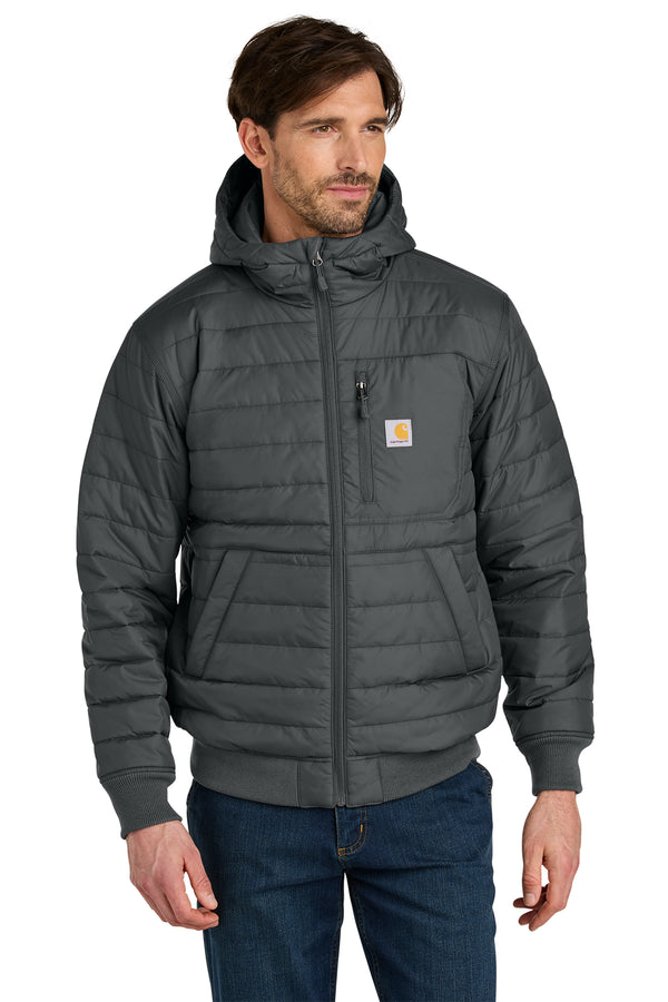 Carhartt Gilliam Insulated Hooded Jacket in Shadow Grey - custom logo apparel by Buckeye Branding Co.