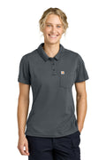 Carhartt Women's FLD & RSCU Polo in Pewter - custom logo apparel by Buckeye Branding Co.