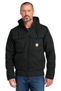 Carhartt Full Swing Washed Duck Active Jac in Black - custom logo apparel by Buckeye Branding Co.