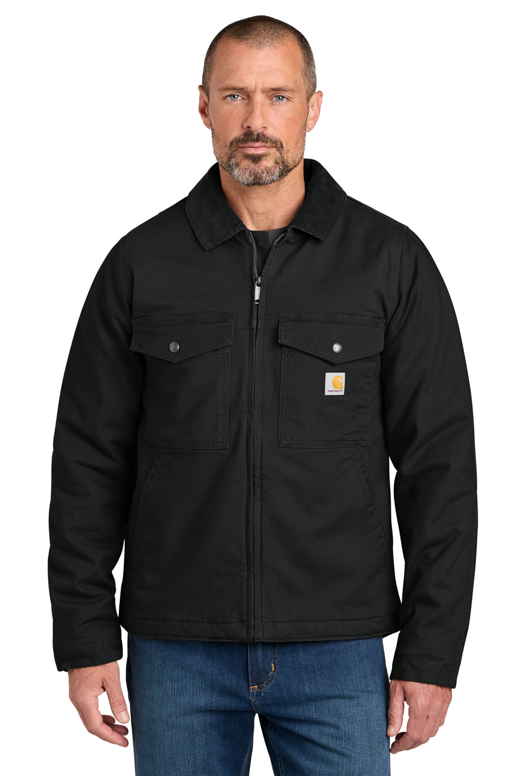 Carhartt Montana Rugged Flex Duck Jacket in Black - custom logo apparel by Buckeye Branding Co.