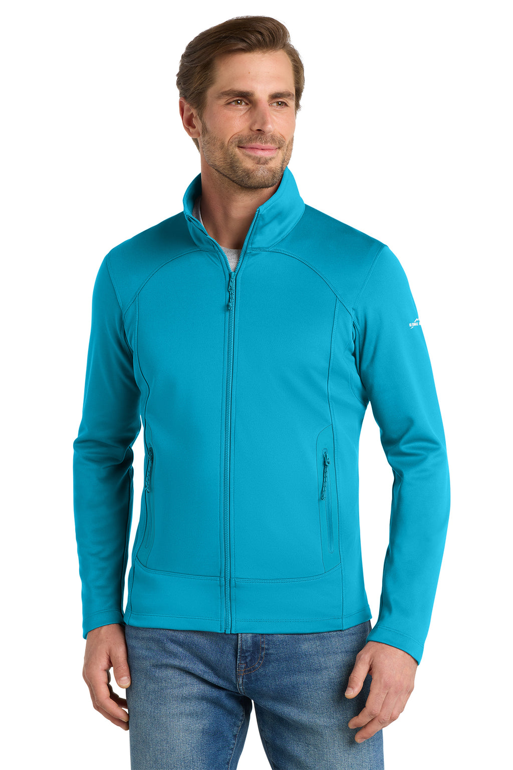 Eddie Bauer Highpoint Fleece Jacket in Denali Blue - custom logo apparel by Buckeye Branding Co.