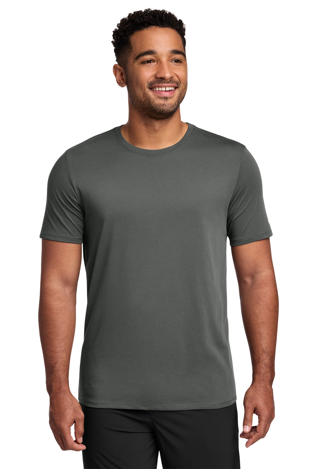 Nike Dri-FIT Cotton/Poly Tee in Anthracite - custom logo apparel by Buckeye Branding Co.