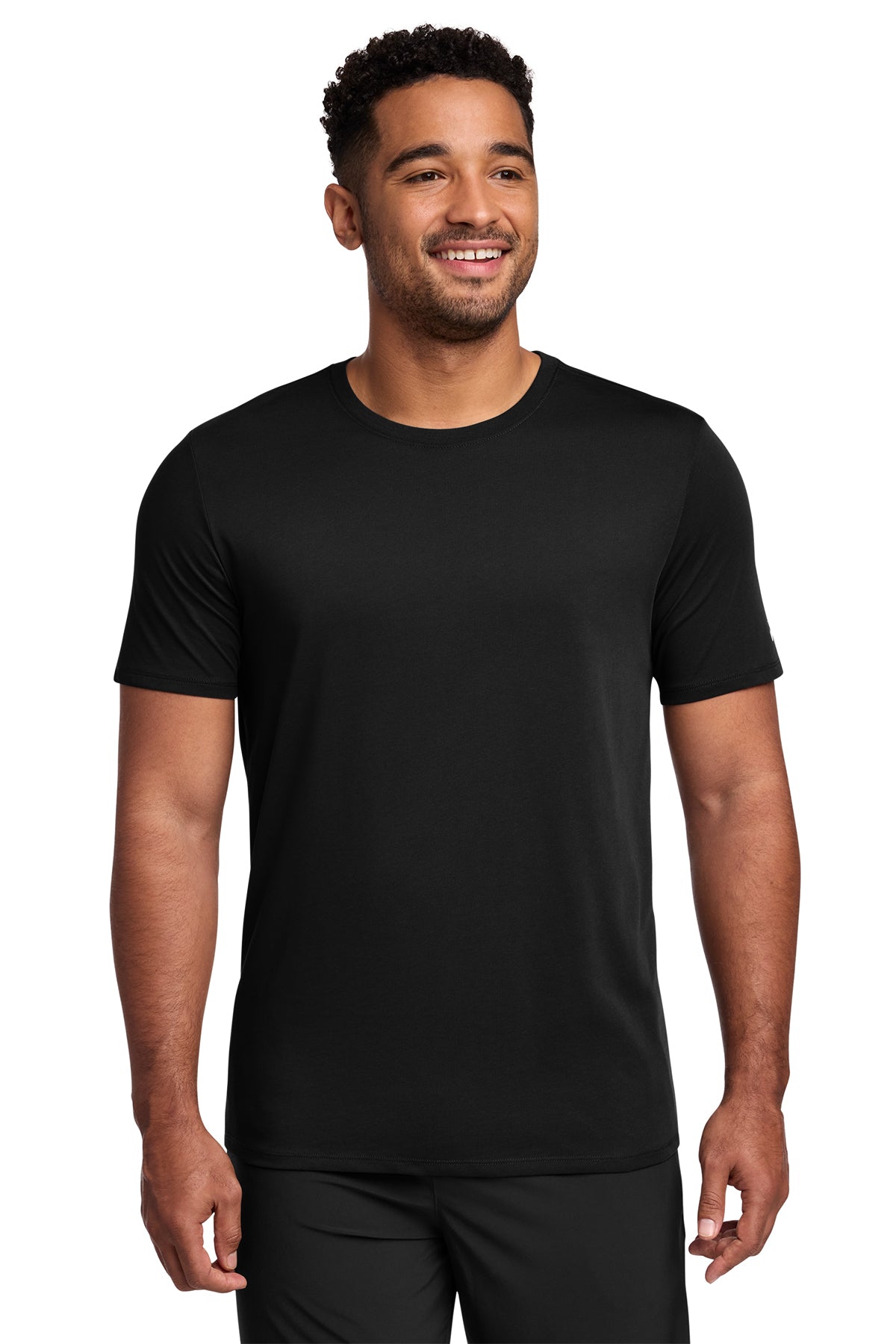 Nike Dri-FIT Cotton/Poly Tee in Black - custom logo apparel by Buckeye Branding Co.